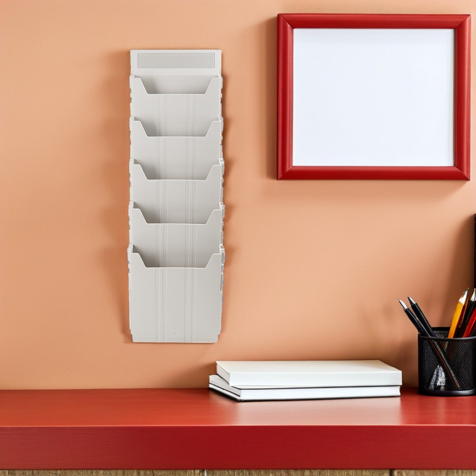 Wall Mounted Magazine Holder E - Magazine Holder Rack ulasan dan harga