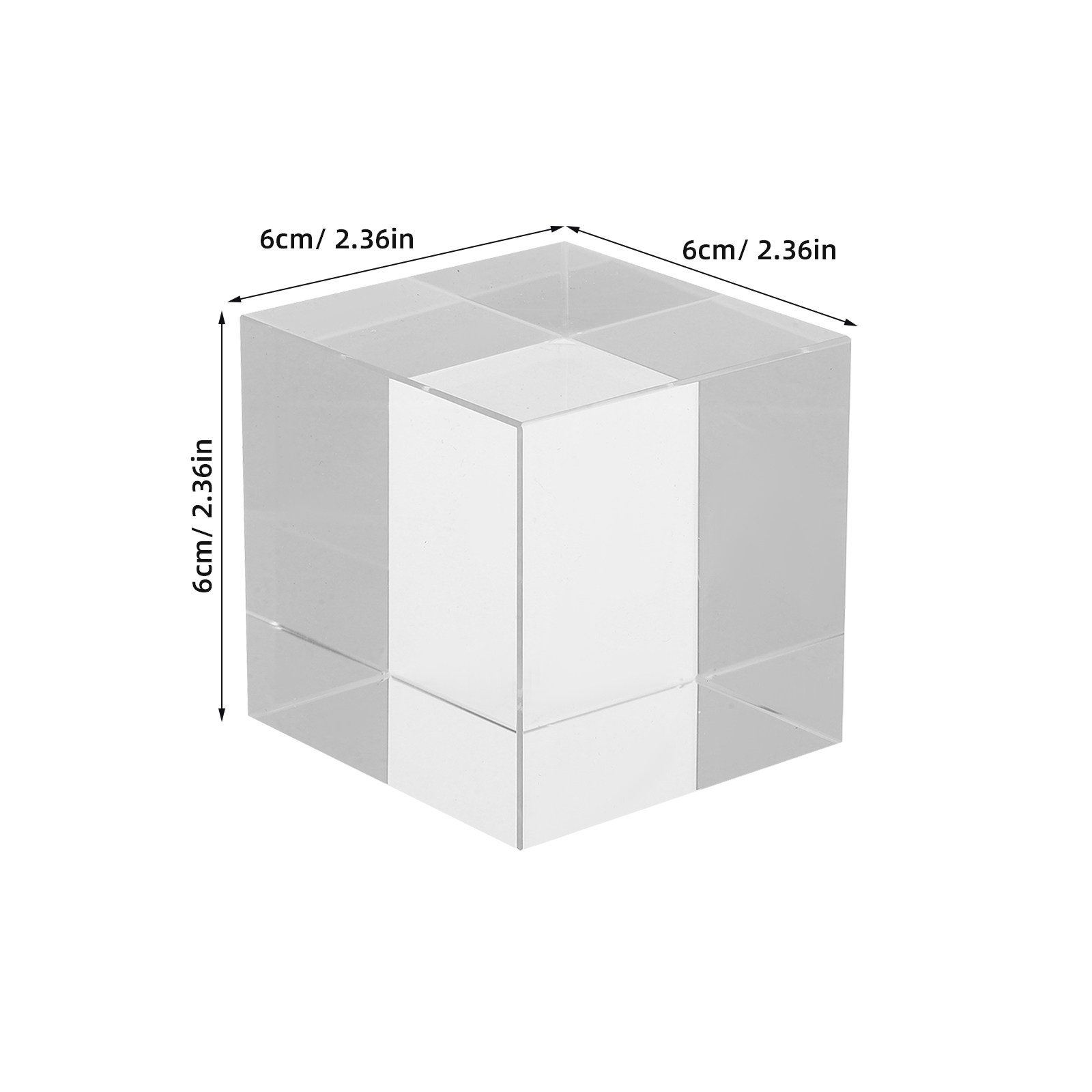 Square Clear Crystal Paperweig - Paper Weight Crystal ulasan dan harga
