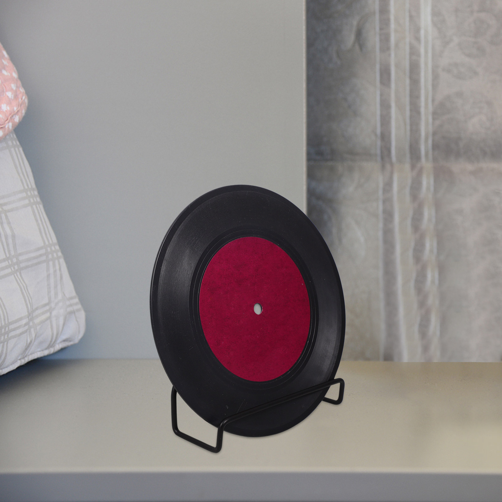 Wall Mounted Iron Vinyl Record - Magazine Holder Rack ulasan dan harga