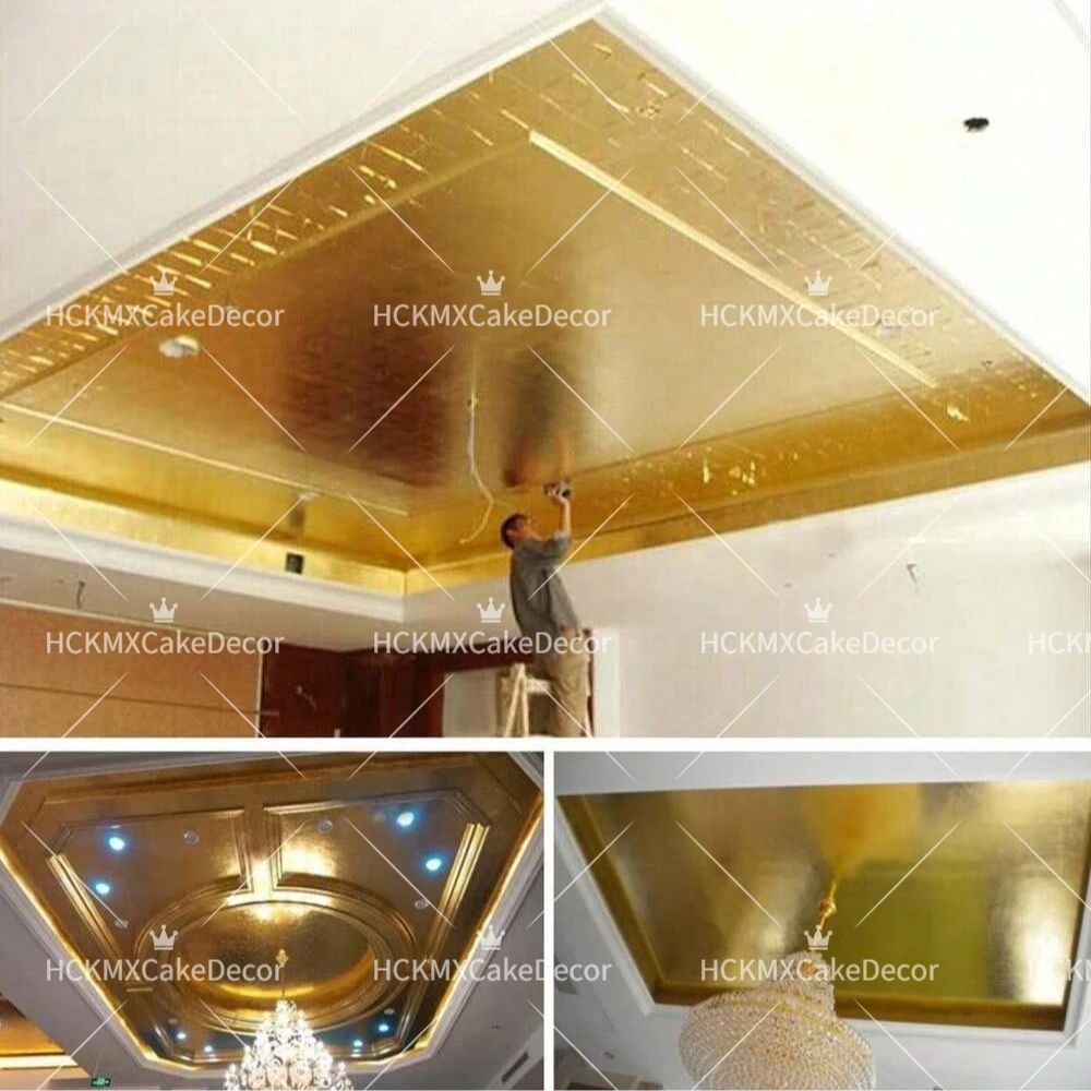 100pcs Imitation Gold Foil She - Ink Blotter Paper ulasan dan harga